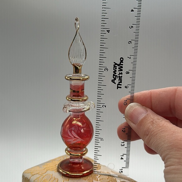 Beautiful Hand Blown Glass Perfume Bottles Made In Egypt. - Picture 4 of 10